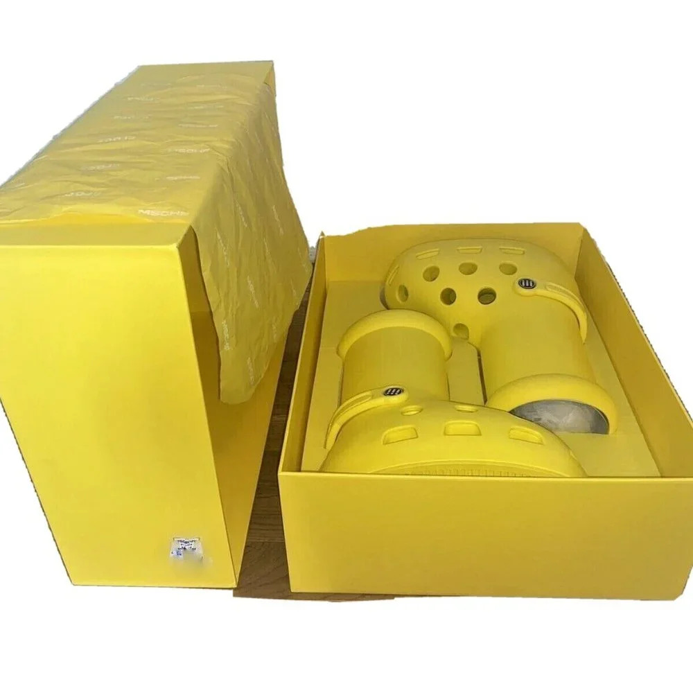 IN HAND-CROCS x MSCHF-Big Red Boot “YELLOW”-US Men's 11-NEW IN BOX